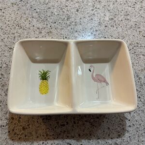 Rae Dunn Pineapple & Flamingo Trinket Dish